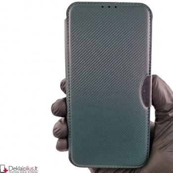 Razor Carbon atverčiamas dėklas - žalias (Samsung S23 Plus)